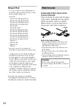 Предварительный просмотр 28 страницы Sony CDX-GT710UV Operating Instructions Manual