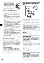 Preview for 16 page of Sony CDX-GT71W - Fm/am Compact Disc Player Operating Instructions Manual