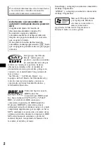 Preview for 22 page of Sony CDX-GT71W - Fm/am Compact Disc Player Operating Instructions Manual