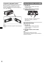 Preview for 26 page of Sony CDX-GT71W - Fm/am Compact Disc Player Operating Instructions Manual