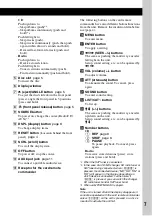 Preview for 7 page of Sony CDX-GT720 - Fm/am Compact Disc Player Operating Instructions Manual