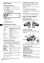 Preview for 12 page of Sony CDX-GT720 - Fm/am Compact Disc Player Operating Instructions Manual