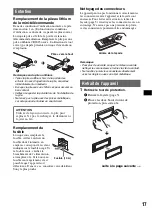 Preview for 35 page of Sony CDX-GT720 - Fm/am Compact Disc Player Operating Instructions Manual