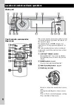 Preview for 6 page of Sony CDX-GT72W - Fm/am Compact Disc Player Operating Instructions Manual