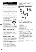 Предварительный просмотр 24 страницы Sony CDX-GT730UI - Fm/am Compact Disc Player Operating Instructions Manual