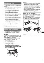 Предварительный просмотр 35 страницы Sony CDX-GT730UI - Fm/am Compact Disc Player Operating Instructions Manual