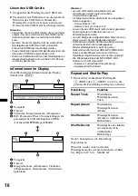 Предварительный просмотр 44 страницы Sony CDX-GT730UI - Fm/am Compact Disc Player Operating Instructions Manual