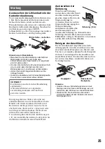 Предварительный просмотр 53 страницы Sony CDX-GT730UI - Fm/am Compact Disc Player Operating Instructions Manual