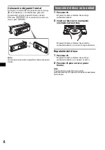 Предварительный просмотр 26 страницы Sony CDX-GT760 Operating Instrctions