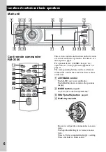 Предварительный просмотр 6 страницы Sony CDX-GT770 Operating Instruction