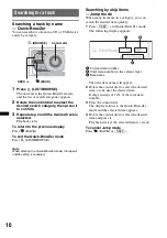 Предварительный просмотр 10 страницы Sony CDX-GT780UI Operating Instructions Manual