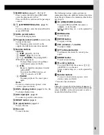 Preview for 9 page of Sony CDX-GT790UI Operating Instructions Manual