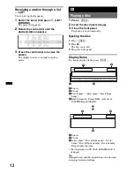 Предварительный просмотр 12 страницы Sony CDX-GT790UI Operating Instructions Manual