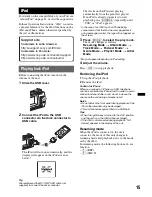 Предварительный просмотр 15 страницы Sony CDX-GT790UI Operating Instructions Manual