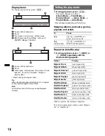 Preview for 16 page of Sony CDX-GT790UI Operating Instructions Manual