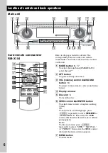 Предварительный просмотр 6 страницы Sony CDX-GT800D Operating Instructions Manual