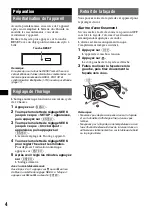 Предварительный просмотр 26 страницы Sony CDX-GT805DX - Cd Receiver Operating Instructions Manual