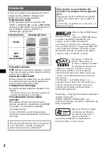 Предварительный просмотр 48 страницы Sony CDX-GT805DX - Cd Receiver Operating Instructions Manual