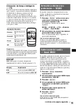 Предварительный просмотр 57 страницы Sony CDX-GT805DX - Cd Receiver Operating Instructions Manual