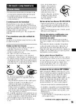 Предварительный просмотр 65 страницы Sony CDX-GT805DX - Cd Receiver Operating Instructions Manual