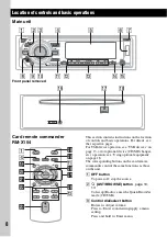 Preview for 8 page of Sony CDX-GT828U Operating Instructions Manual