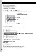 Preview for 10 page of Sony CDX-GT828U Operating Instructions Manual