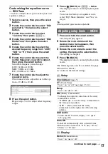 Preview for 17 page of Sony CDX-GT828U Operating Instructions Manual