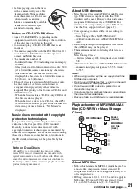 Preview for 21 page of Sony CDX-GT828U Operating Instructions Manual