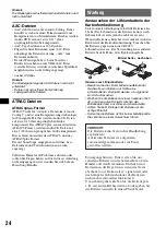 Preview for 50 page of Sony CDX-GT828U Operating Instructions Manual