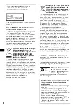 Preview for 58 page of Sony CDX-GT828U Operating Instructions Manual