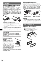 Preview for 80 page of Sony CDX-GT828U Operating Instructions Manual