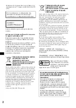 Preview for 86 page of Sony CDX-GT828U Operating Instructions Manual