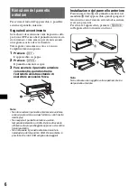 Preview for 90 page of Sony CDX-GT828U Operating Instructions Manual