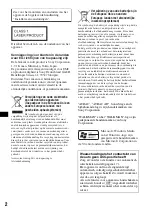 Preview for 114 page of Sony CDX-GT828U Operating Instructions Manual