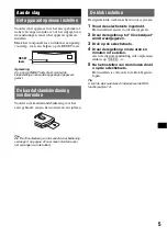 Preview for 117 page of Sony CDX-GT828U Operating Instructions Manual