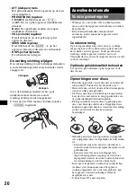 Preview for 132 page of Sony CDX-GT828U Operating Instructions Manual