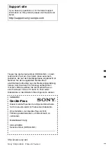 Preview for 140 page of Sony CDX-GT828U Operating Instructions Manual