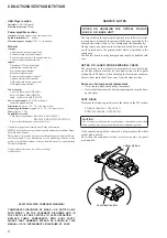 Preview for 2 page of Sony CDX-GT828U Service Manual