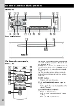 Предварительный просмотр 8 страницы Sony CDX-GT870US Operating Instructions Manual