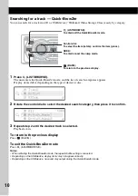 Предварительный просмотр 10 страницы Sony CDX-GT870US Operating Instructions Manual