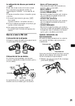 Preview for 45 page of Sony CDX-GT920U Operating Instructions Manual