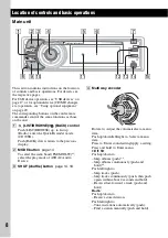 Предварительный просмотр 8 страницы Sony CDX-GT929U Operating Instructions Manual