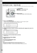 Предварительный просмотр 12 страницы Sony CDX-GT929U Operating Instructions Manual