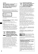 Предварительный просмотр 32 страницы Sony CDX-GT929U Operating Instructions Manual