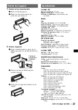 Предварительный просмотр 89 страницы Sony CDX-GT929U Operating Instructions Manual