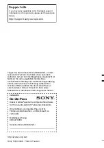 Предварительный просмотр 156 страницы Sony CDX-GT929U Operating Instructions Manual