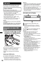 Предварительный просмотр 48 страницы Sony CDX-GT930UI - Fm/am Compact Disc Player Operating Instructions Manual