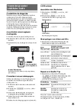 Предварительный просмотр 55 страницы Sony CDX-GT930UI - Fm/am Compact Disc Player Operating Instructions Manual