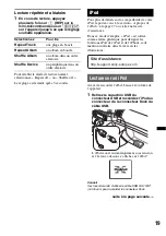 Предварительный просмотр 81 страницы Sony CDX-GT930UI - Fm/am Compact Disc Player Operating Instructions Manual