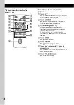 Предварительный просмотр 104 страницы Sony CDX-GT930UI - Fm/am Compact Disc Player Operating Instructions Manual